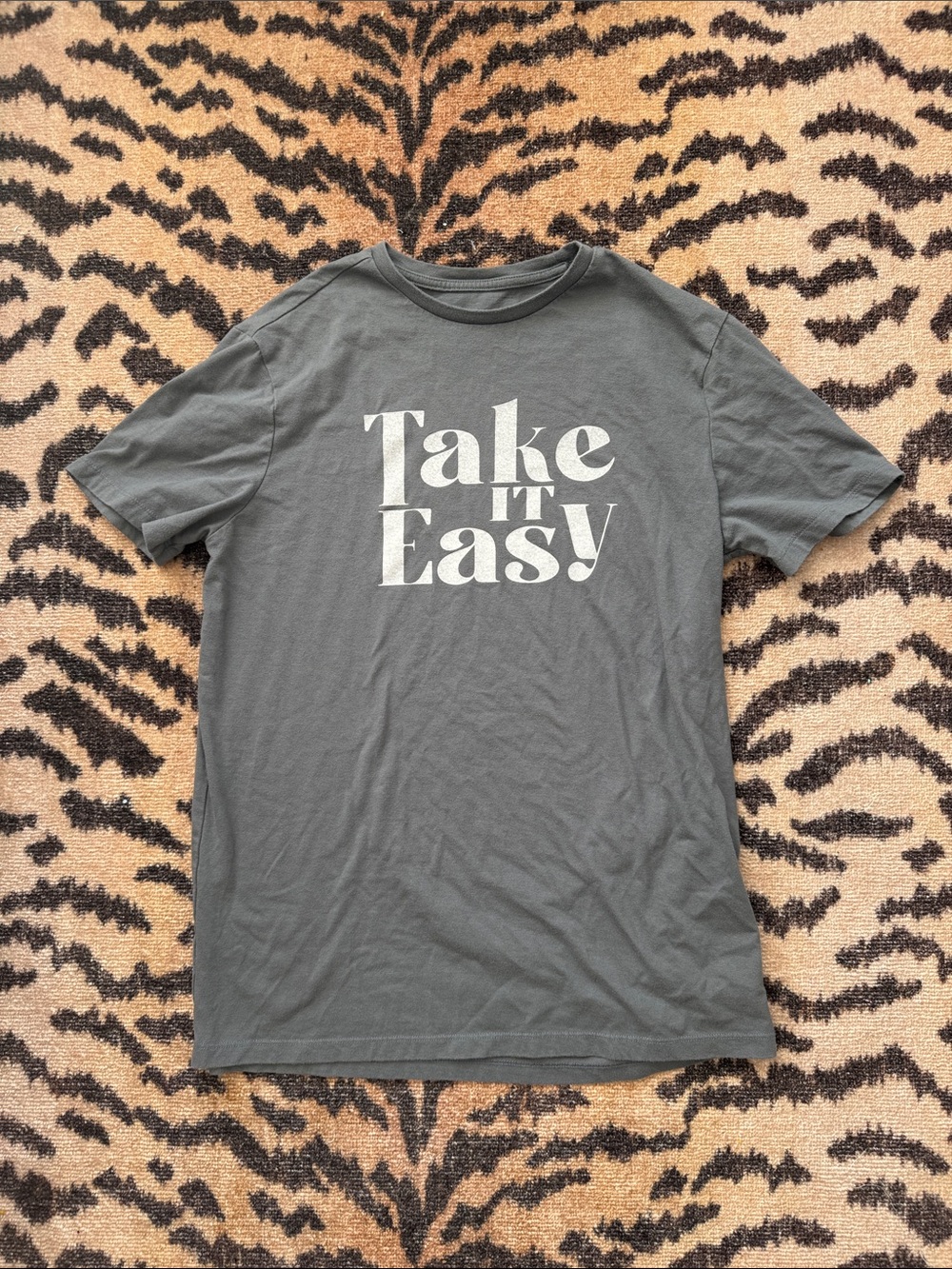 Bohemian  Charcoal 'Take It Easy' Graphic Tee